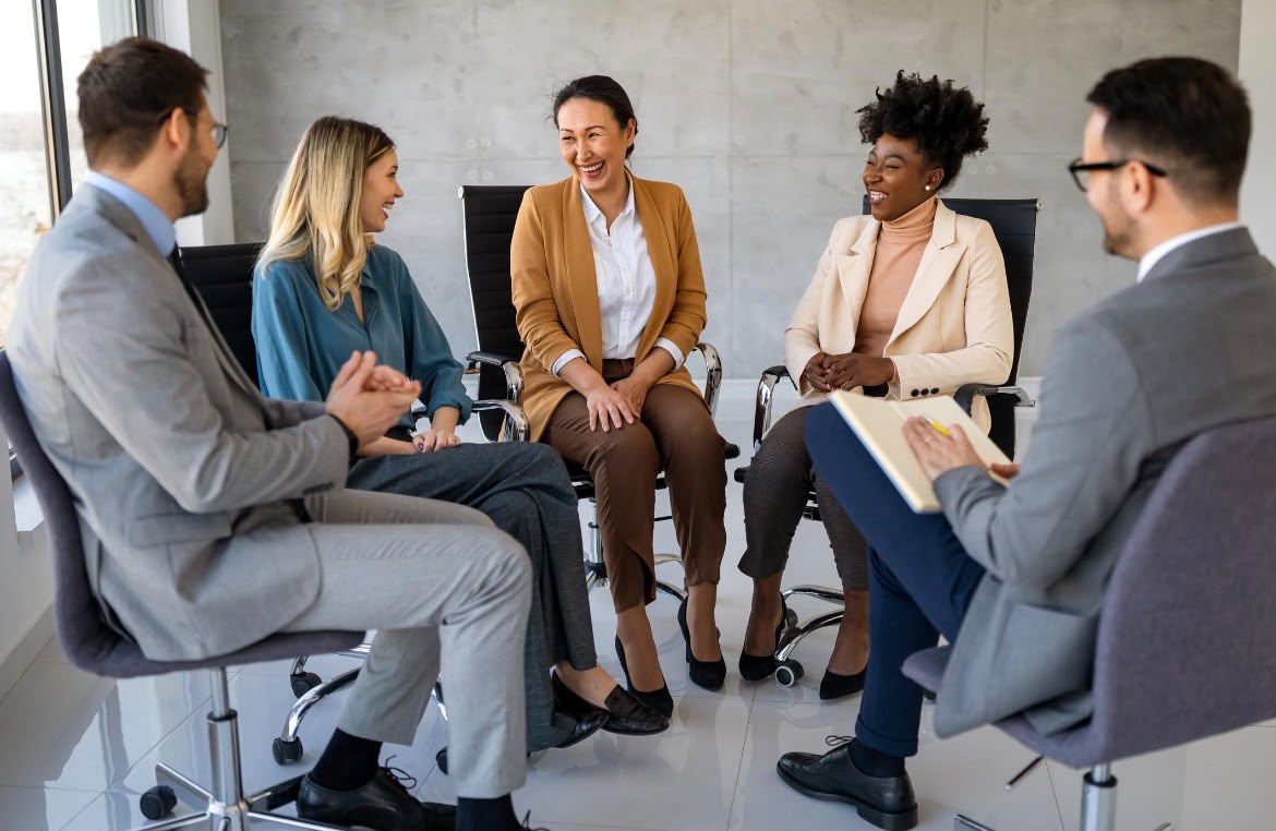 Recruitment panel evaluating shortlisted candidates